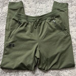 Under Armour Kids Forest Green Sweatpants Track pants Sweats Youth XL Active